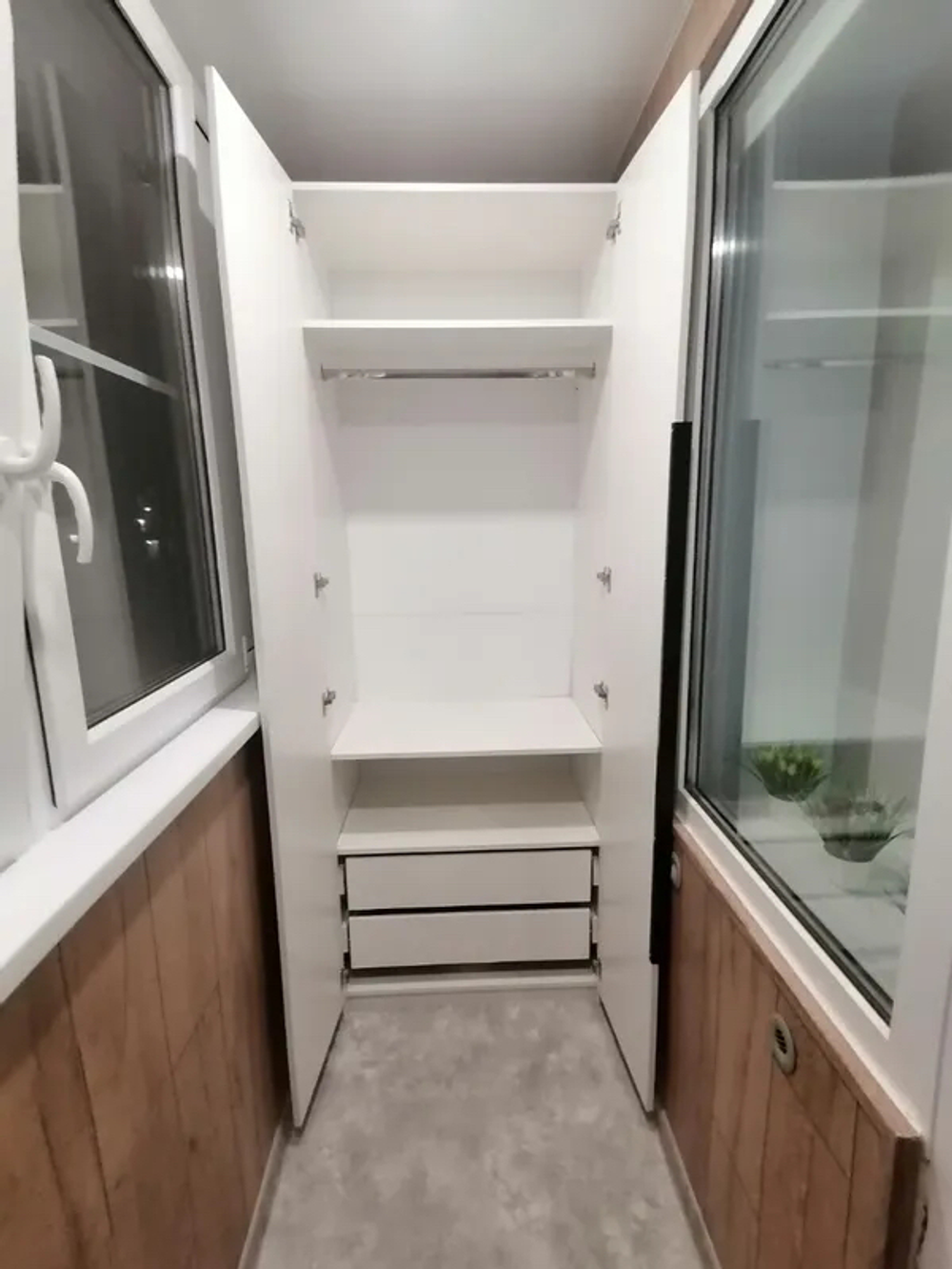 Шкаф распашной «ШК 5» Белый 80 см