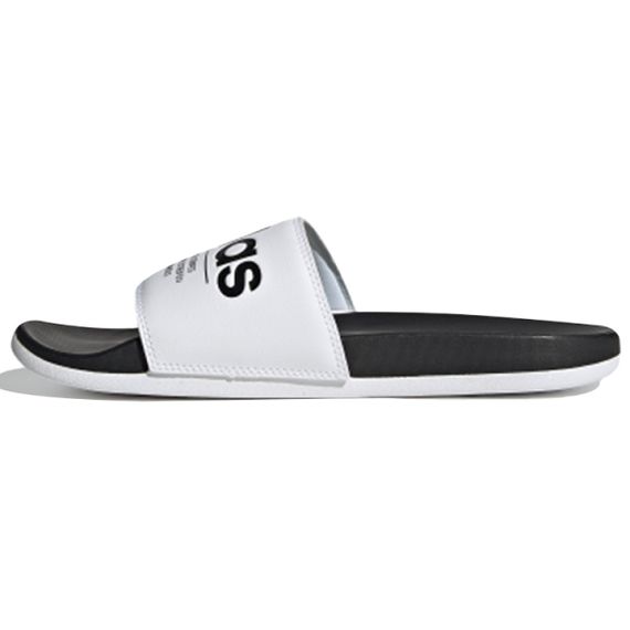 Adidas Neo Adilette Comfort 'White Black'