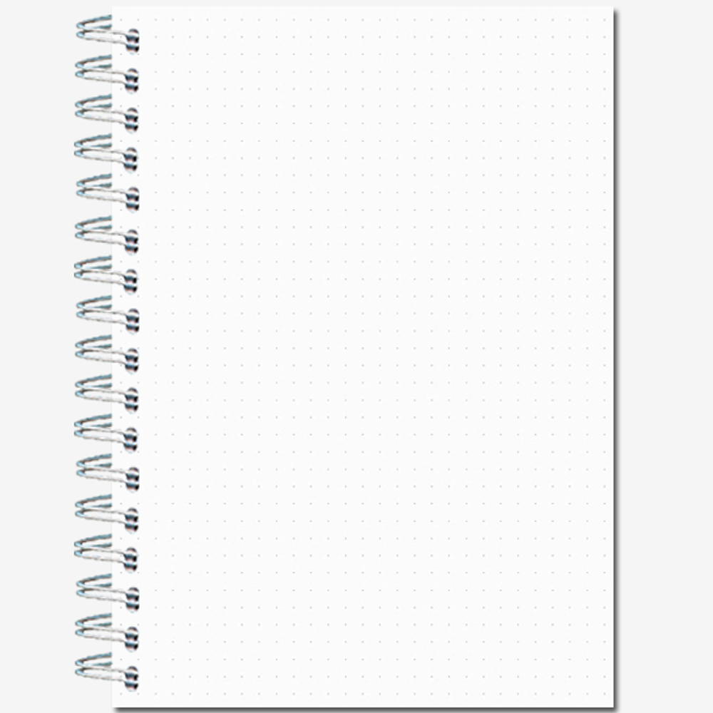 Тетрадь общая А5 120 листов "В точку" на металлическом гребне