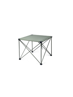 Стол туристический Naturehike Yamami L03 алюминиевый, 52,5х52,5х42 см, складной, серо-зеленый