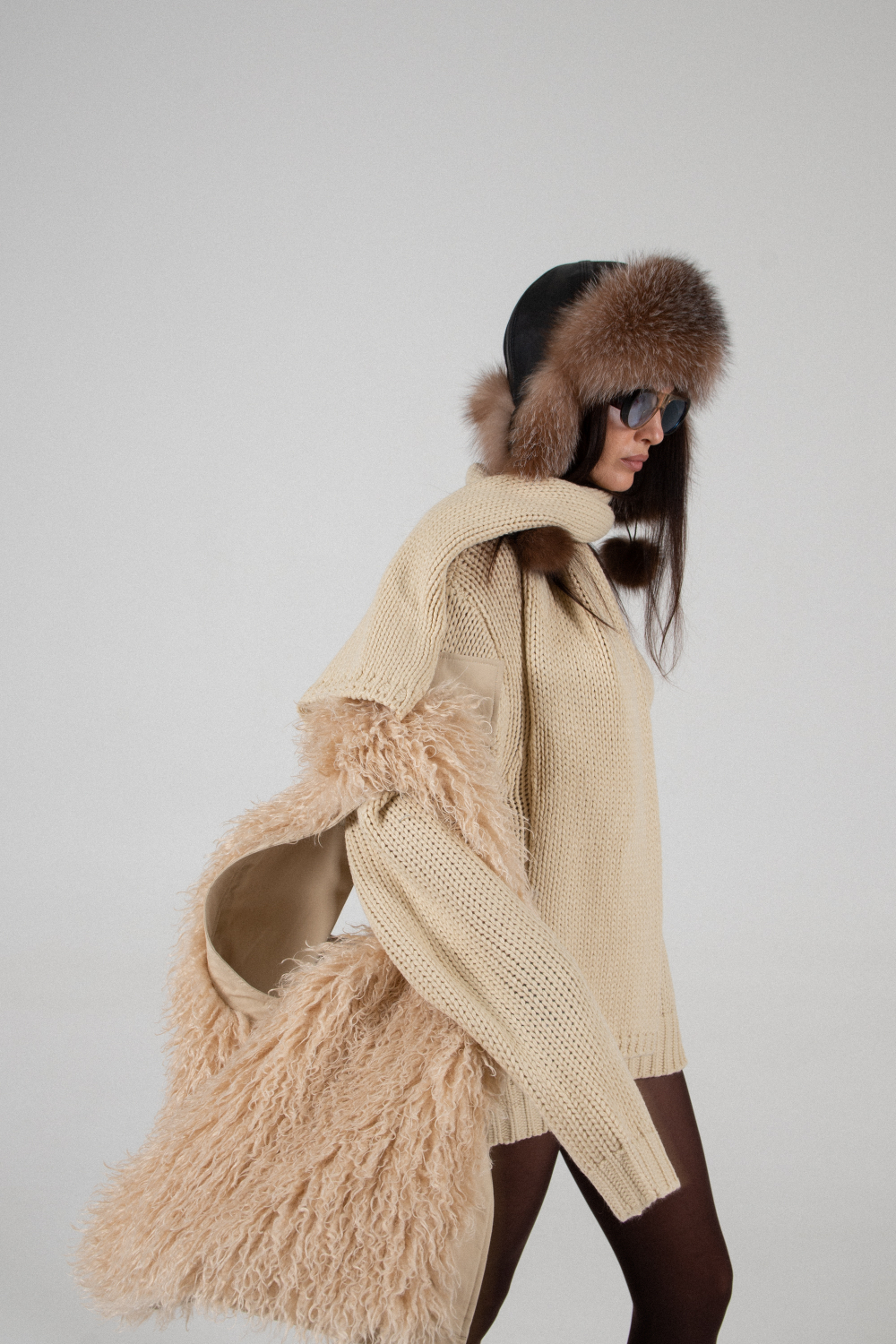 Жилет с мехом RIKKY