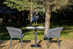 "Каффе" обеденная группа на 2 персоны, цвет "серый гранит"