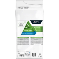 Pro plan cat adult sterilised сухой корм для стерилизованных кошек с кроликом - 1,5 кг + 400 г в подарок