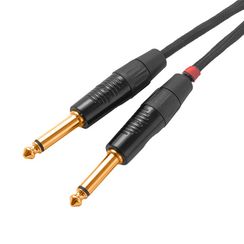 HeadMade Pro 6.3mm - 2x6.3mm Black 3m