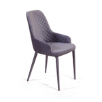 Стул Douglas ромб, бархат серый 27