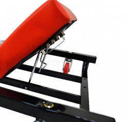 Лежак подкатной низкопрофильный красный GWC-2 Great Wolf