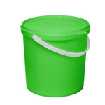 Ведро с герметичной крышкой и ручкой 4 л (цветное)