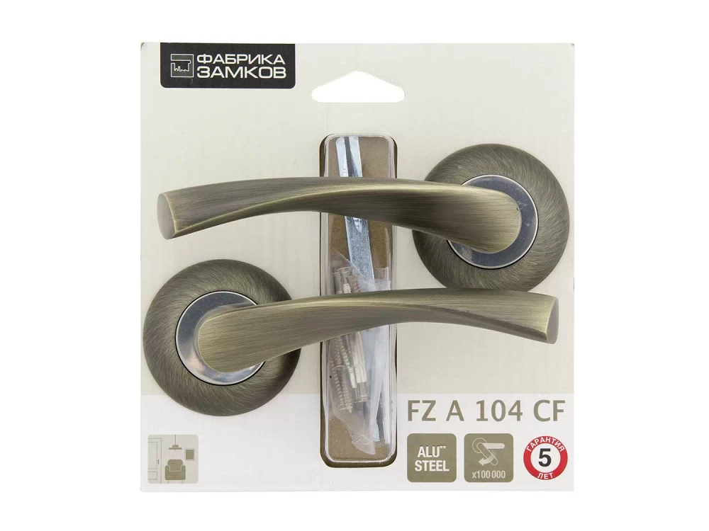 Дверная ручка Фабрика замков A 104 CF СТ-00000201