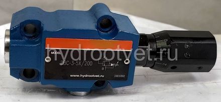 DBC30-2-5X/100 - Предохранительный клапан Ду32 с давлением настройки до 100 бар, управление - X и Y - внутренние