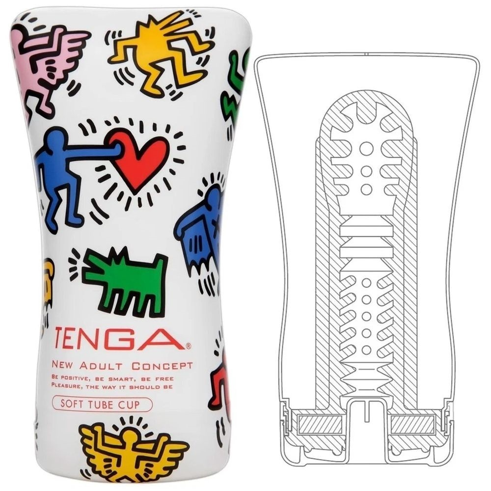Мастурбатор Tenga Keith Haring Soft Case Cup