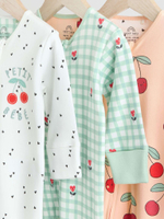 Комбинезон / Cлип для малышей Next AJ2-462, 3 шт., Персиковый, Мятный