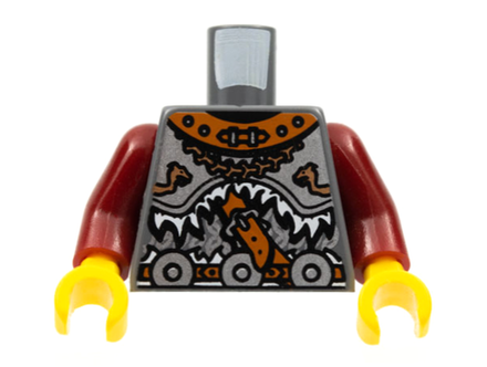 Доспехи викингов с кожаным воротником и узором из трех поясных дисков 973pb0375c01