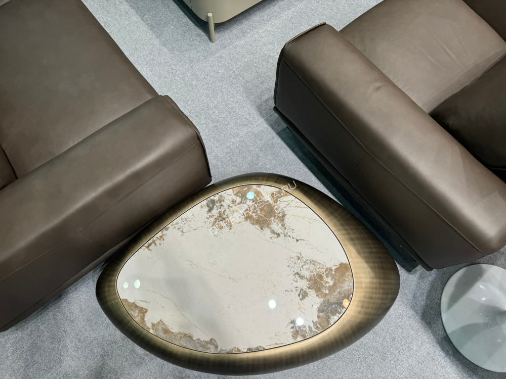 Стол журнальный TG-1156C PANDORA матовая бронза