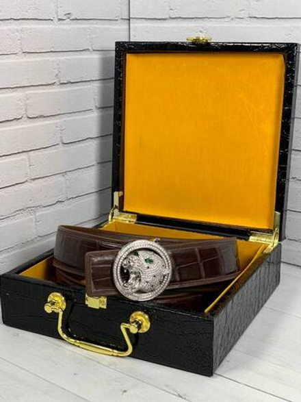 Ремень из кожи крокодила