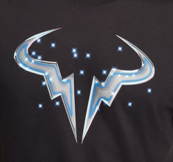 Мужская теннисная футболка Nike Court Rafa Dri-Fit T-Shirt - black