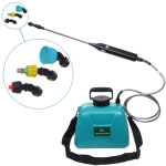 Опрыскиватель аккумуляторный 5л зеленый USB YX01-375