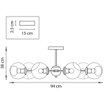Потолочная люстра Lightstar BETA 785067