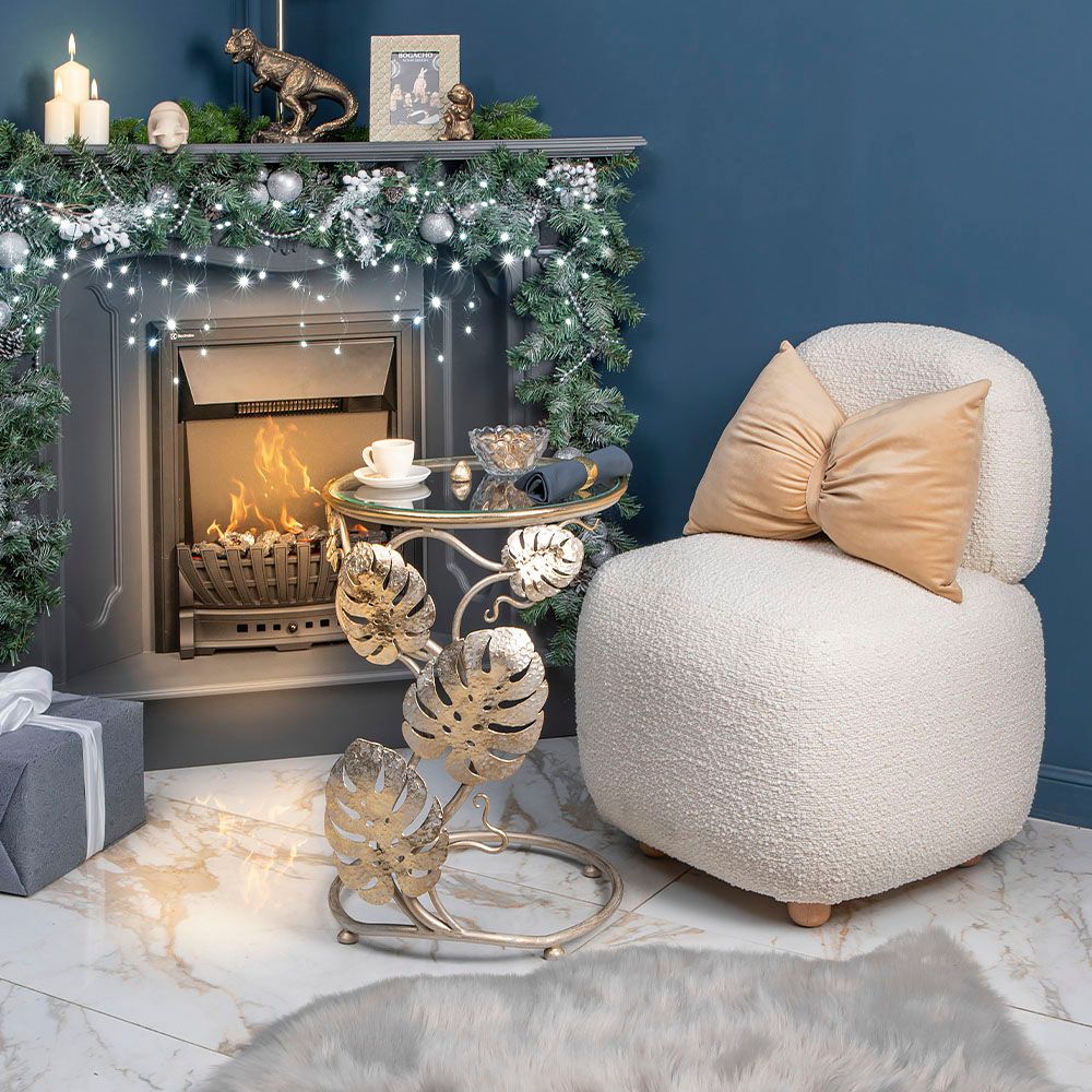 Столик приставной Monstera Deliciosa (Монстера) Айвори