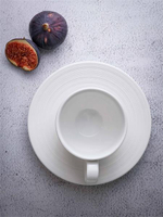 Блюдце d 16,5 см h 2,5 см, фарфор, Linea