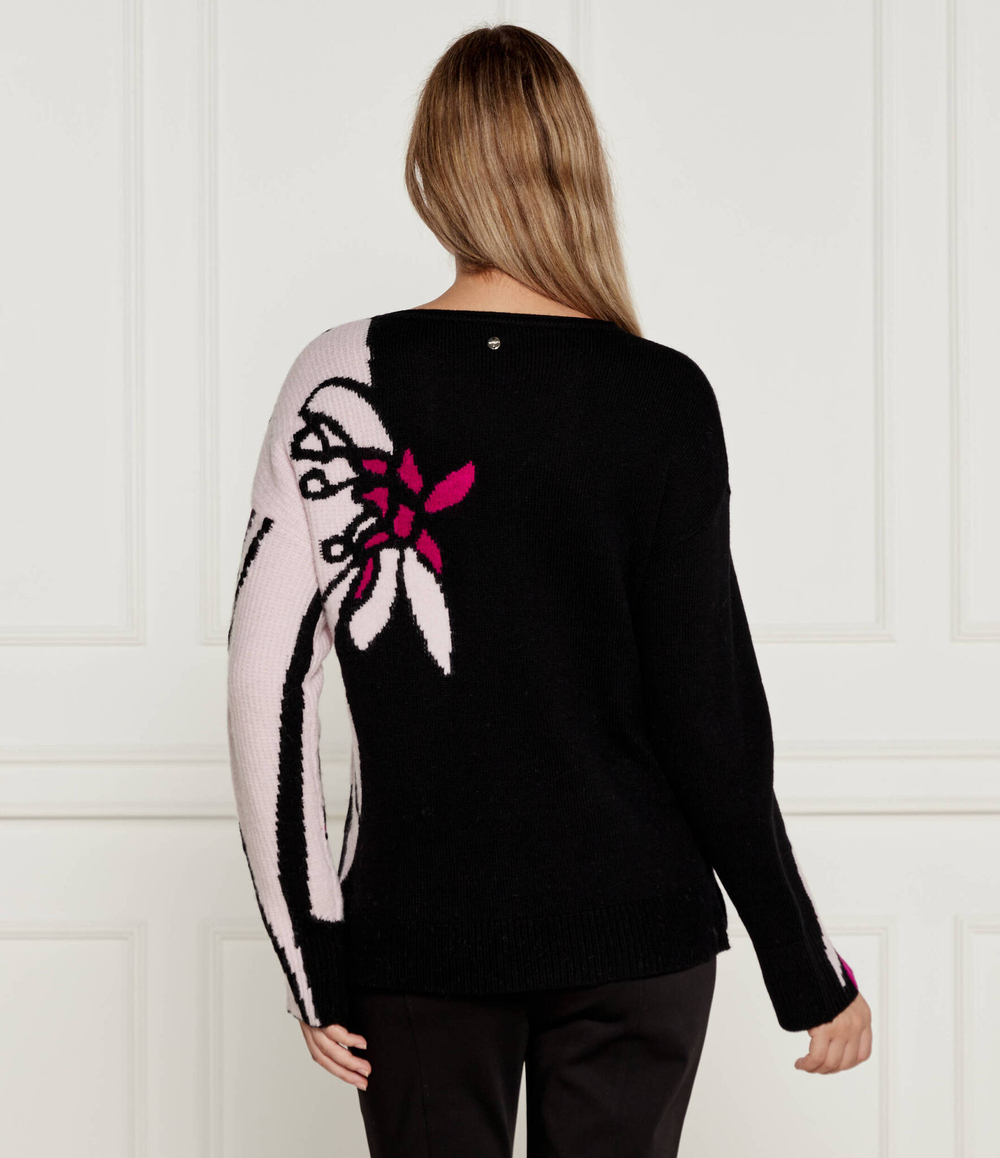 Хлопковый свитер Marc Cain - черный(XC 41.30 M56)