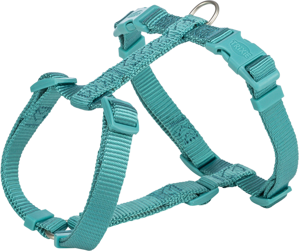 Шлейка Trixie Premium H-harness , XXS–XS: 20–32 см/10 мм, аква