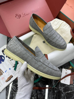 Лоферы Loro Piana кожи крокодила