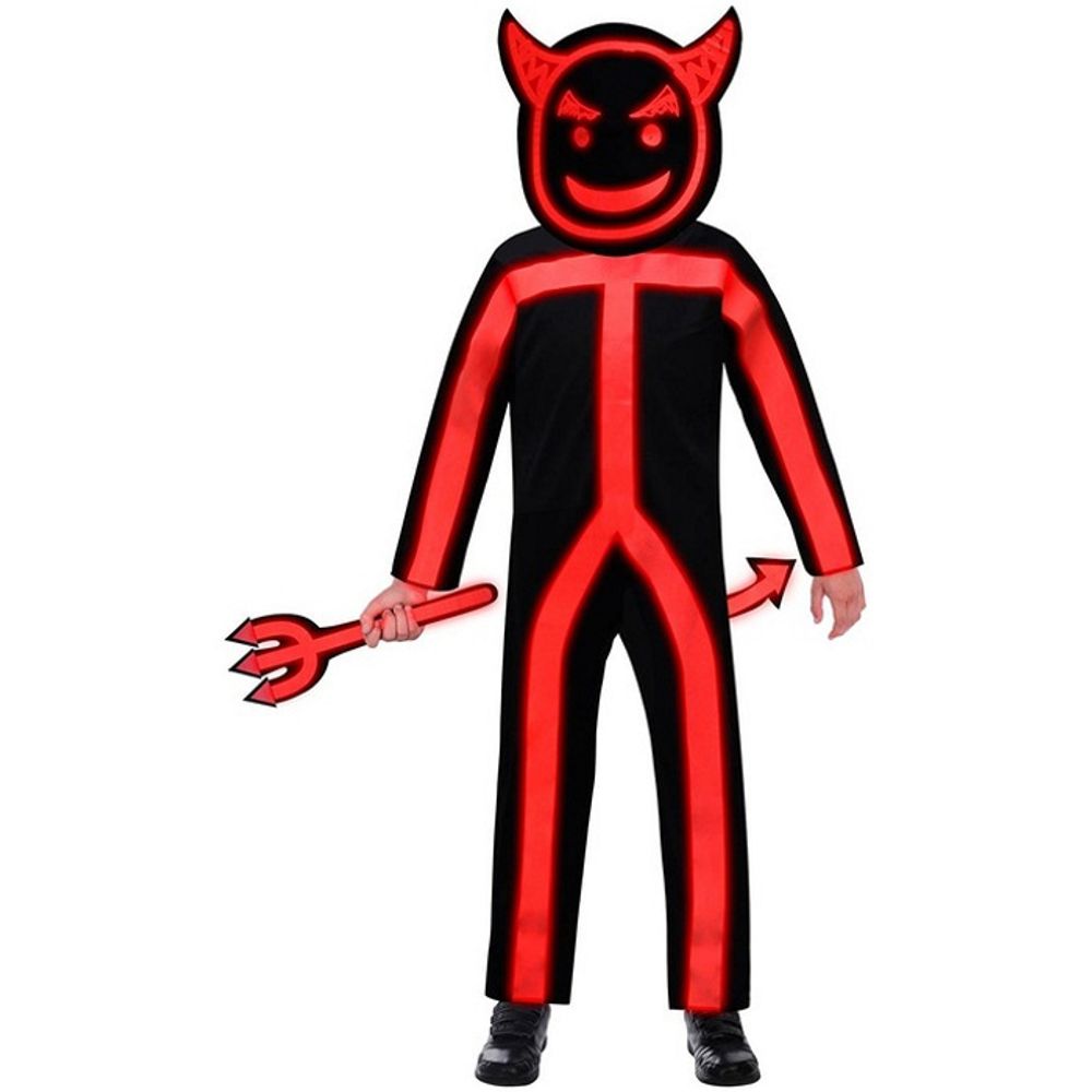 Карнавальный костюм Дьявол нарисованный, для мальчка 6 - 8 лет #61765