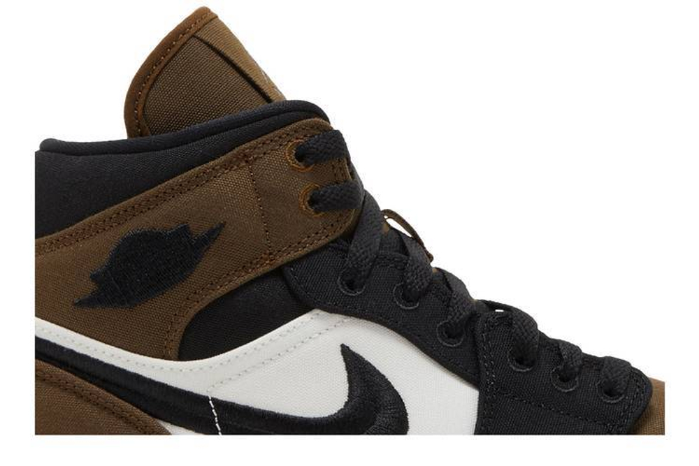 Кроссовки Jordan Air Jordan 1 Mid Se "Olive Toe" (Женская размерная сетка)