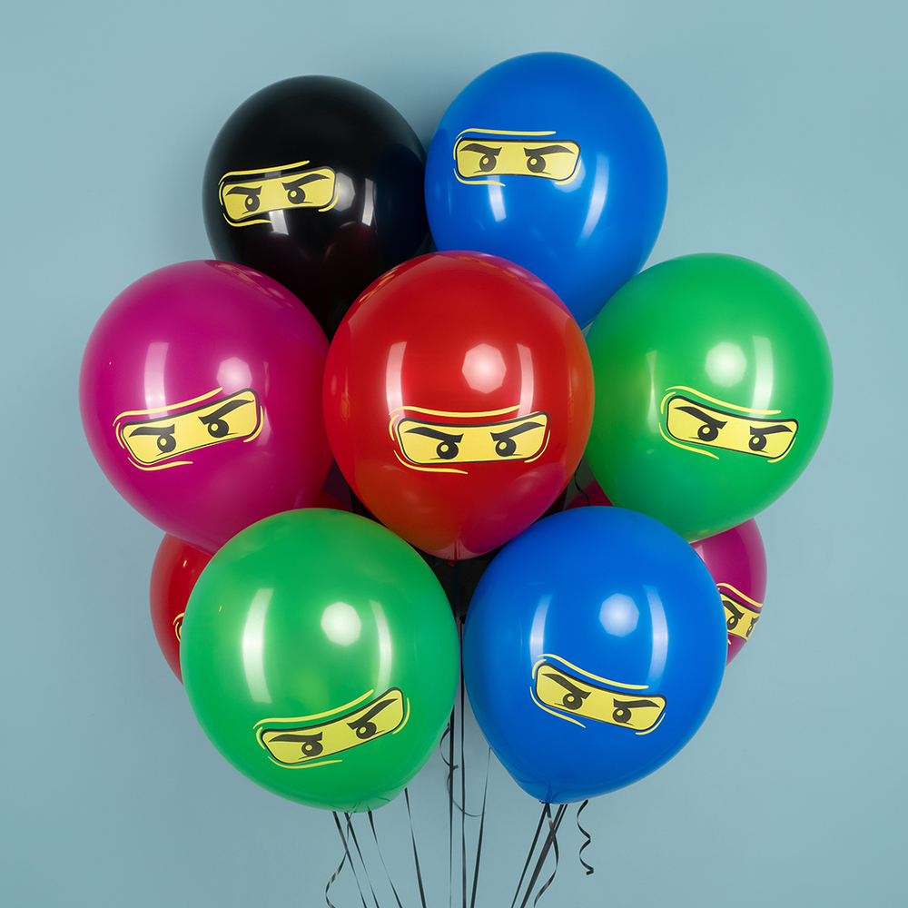 Шары с рисунком Ниндзя ассорти