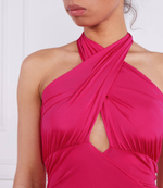 Платье ALLUSIVO ABITO TECNO JERSEY LU Pinko - малиновый(100933 A0S9)