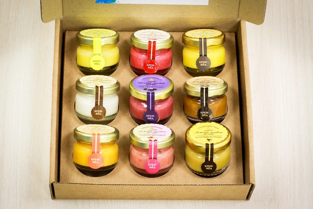 Медовый подарочный набор HoneyForYou "Радуга вкусов"