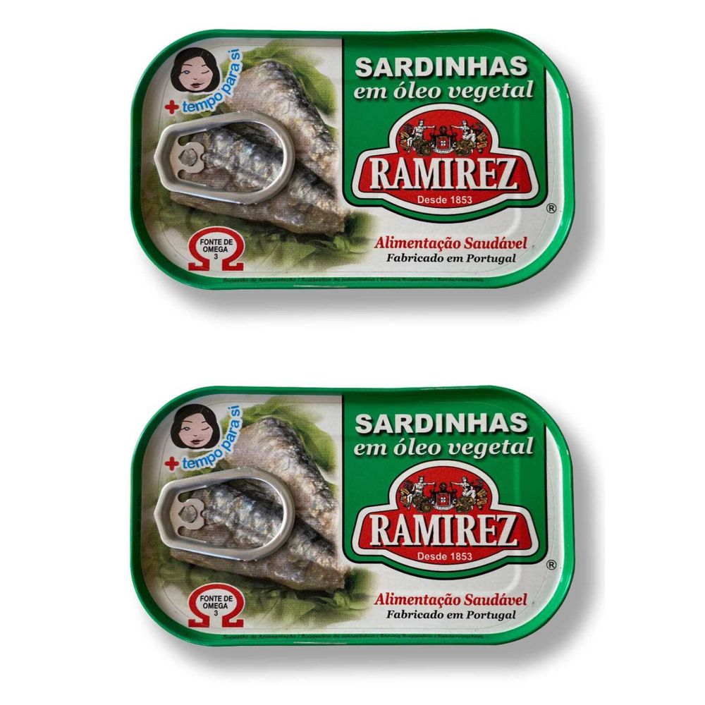 Сардины Ramirez в растительном масле 125 г, 2 шт