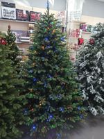 Елка с гирляндой 2в1 «Венецианская» (Литая+пвх) 270 см / 2,7 м