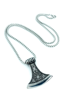 Славянский оберег Секира Перуна (Гром Секира Тора) магический амулет на цепочке