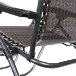 Шезлонг (кресло) 177*64*113см «Уют» с подголовником, 2 положения, коричневый ДоброСад