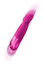 Лиловый вибратор-пульсатор Sundaze - 17,5 см. (Цвет: розовый)