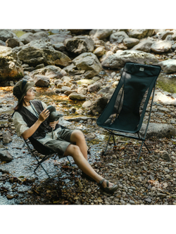Кресло туристическое Naturehike Stellaluna L04 складное, черное, высокая спинка, до 150 кг