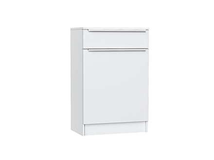 Тумба Стиль ТБ-601 с ящиком Silky White Белый