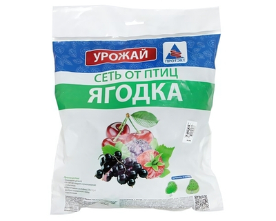 Сетка от птиц ЛЕСНОЙ ЗЕЛЕНЫЙ 4 м*3 м, размер ячейки 20*20 мм, ЯГОДКА