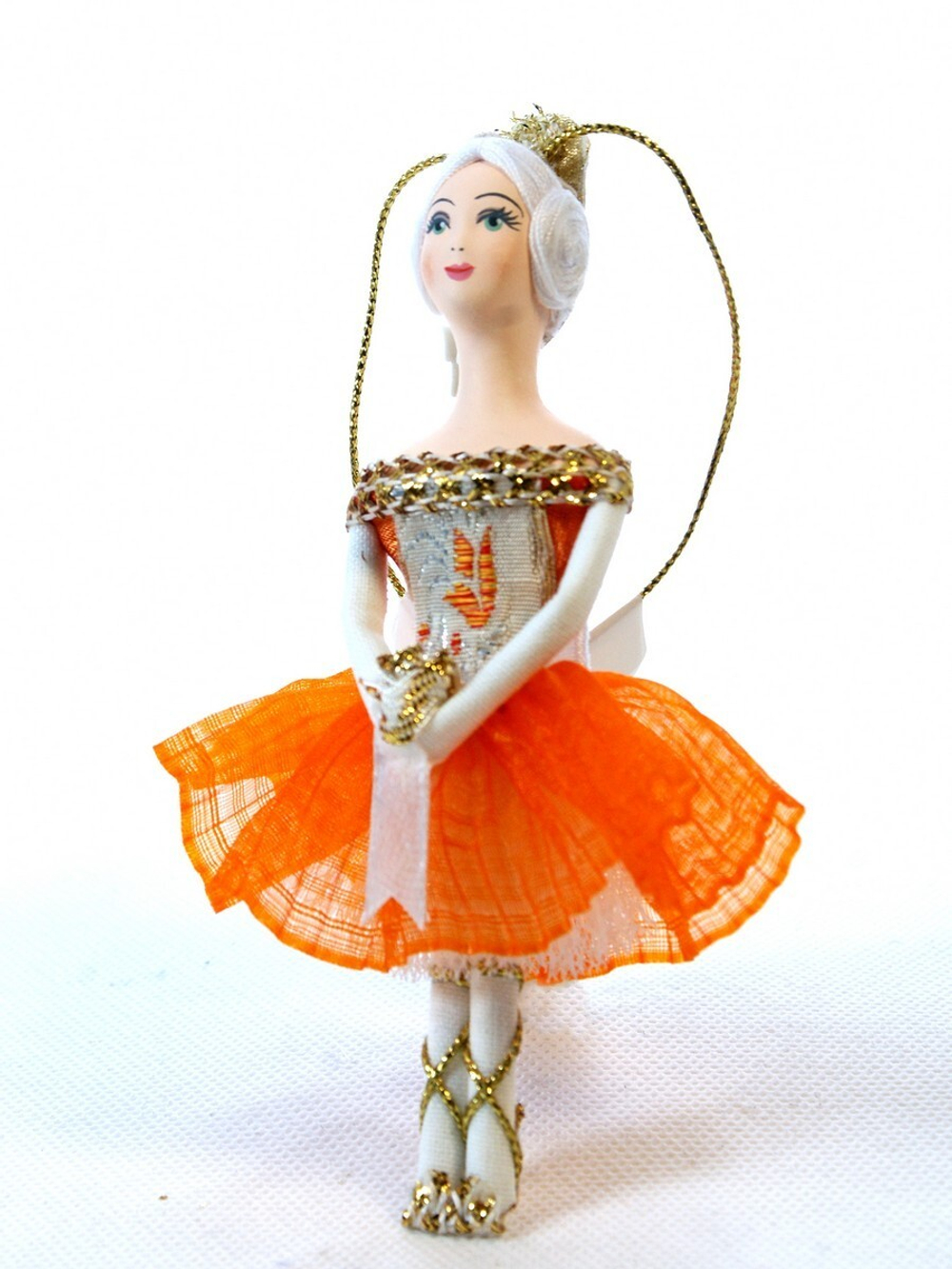 Кукла-подвеска Балерина в сценическом костюме