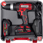 Дрель-шуруповерт акк ЗУБР ДШЛ-185-22 18В, 2 АКБ (2Ач) в кейсе