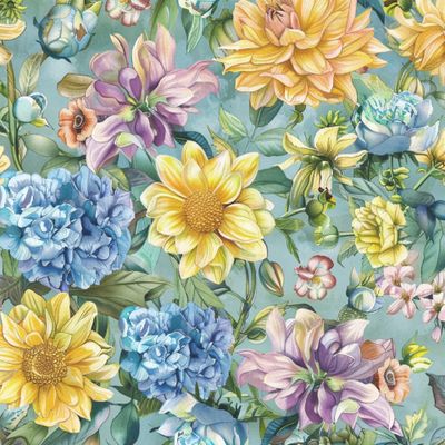 Яркие цветы