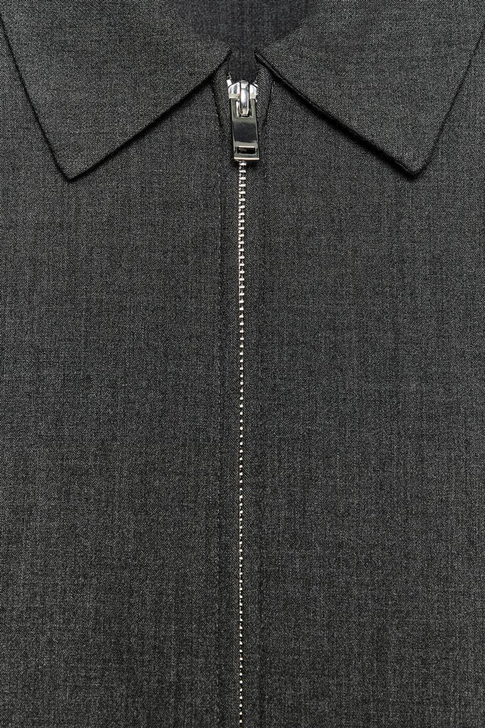 ZARA УКОРОЧЕННЫЙ ЖАКЕТ, СЕРЫЙ