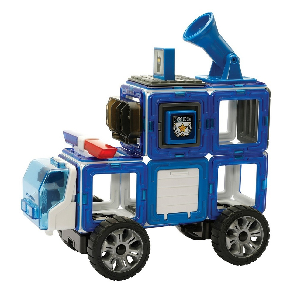 Магнитный конструктор MAGFORMERS Amazing Police Set