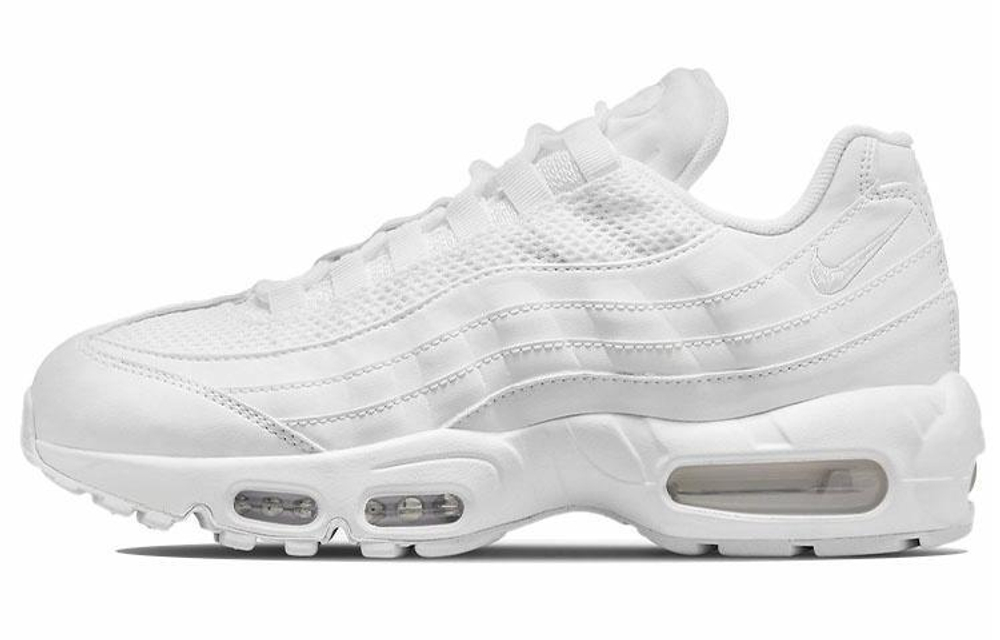 Кроссовки Nike Air Max 95 Triple White (Женская размерная сетка)