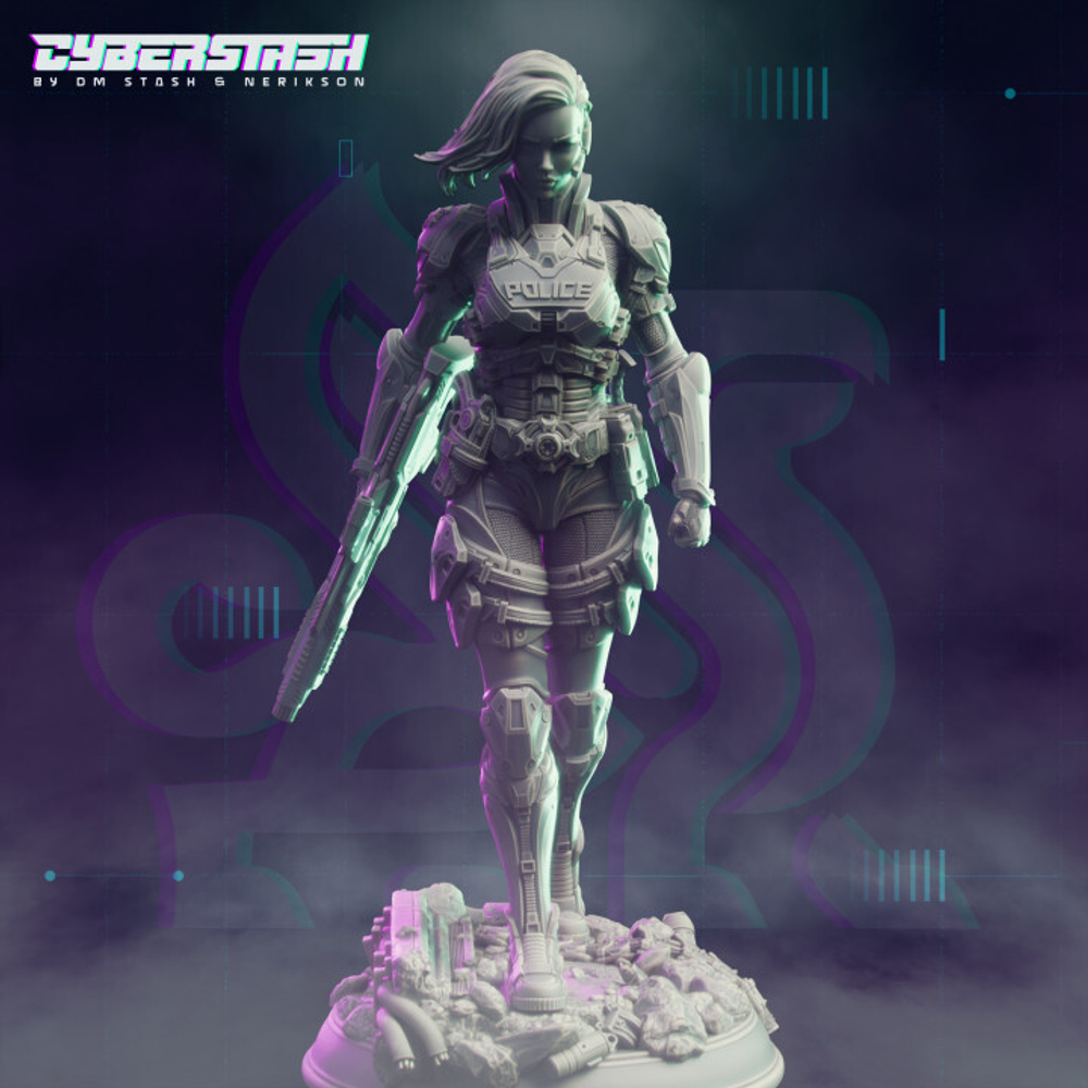 Миниатюры Киберпанк Cyberpunk 32мм 75мм
