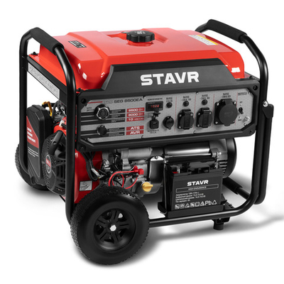Генератор бензиновый Ставр 8500/8000 Вт, эл.стартер + ручной SEG 8500EA