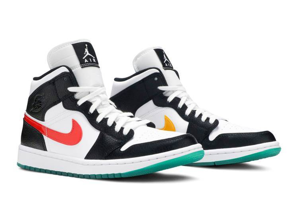 Кроссовки Jordan Air Jordan 1 Mid Alternate Swooshes (Женская размерная сетка)