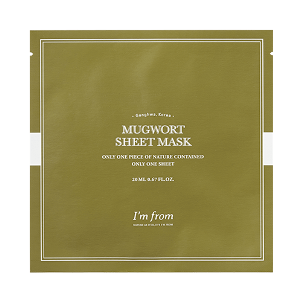 Маска тканевая с экстрактом полыни I&#39;m From Mugwort Sheet Mask, 20 мл