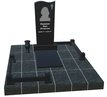 Готовое ритуальное сооружение 1,8м*2,4м (под ключ)